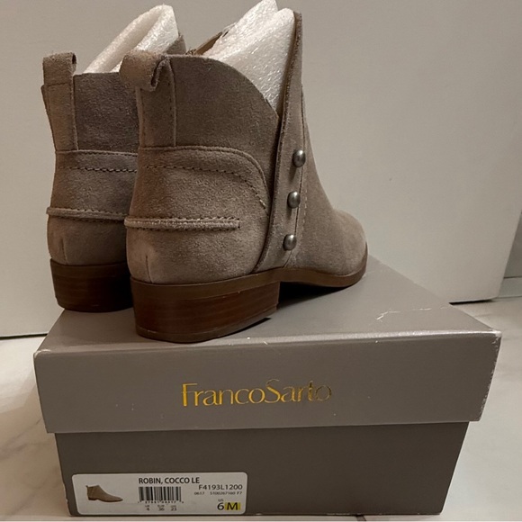 Franco Sarto Robin Ankle Boots in Cocco Size 6 NEW W/BOX ✨ - Picture 2 of 8